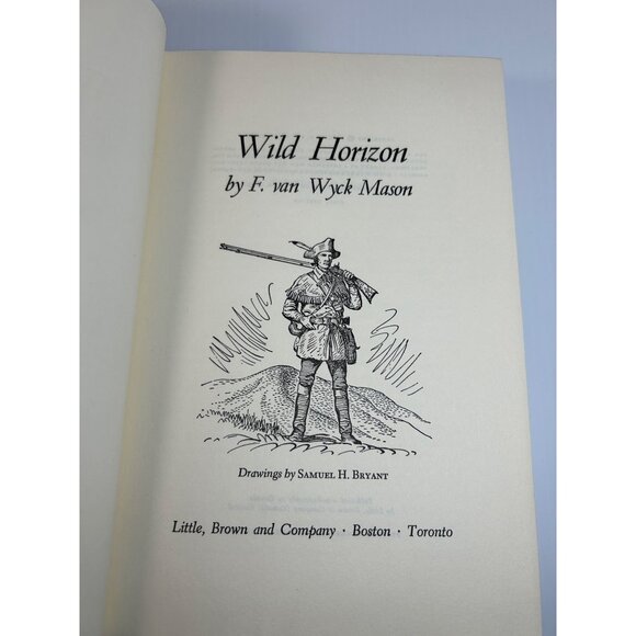 Vintage 1966 WILD HORIZON by F. Van Wyck Mason 1st ED HC Book Revolutionary War - Picture 9 of 10